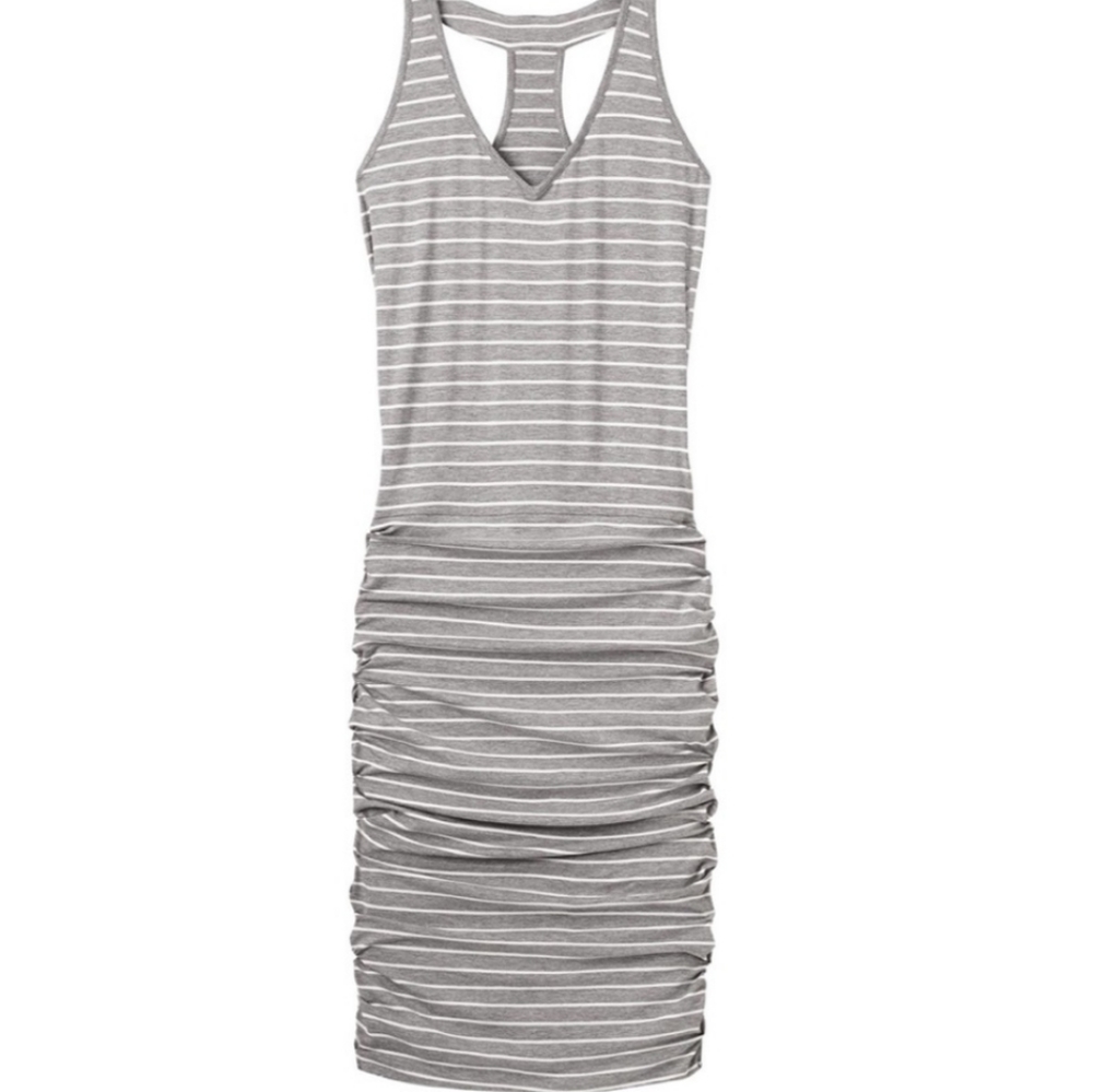 Athleta Striped Racerback Dress